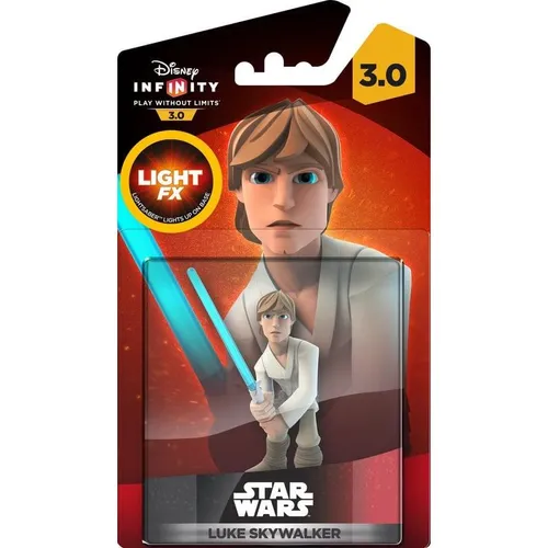 Disney Interactive Studios 3.0 Figures Star Wars Light Up Luke Skywalker Figurine (M00662)