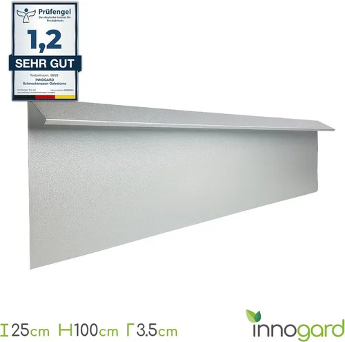 innogard Schneckenzaun Komplettset AluZink