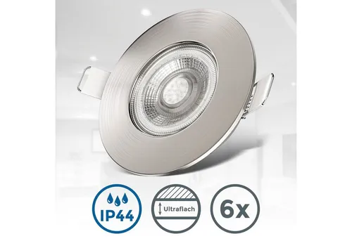 Einbaustrahler 68mm 6er Set