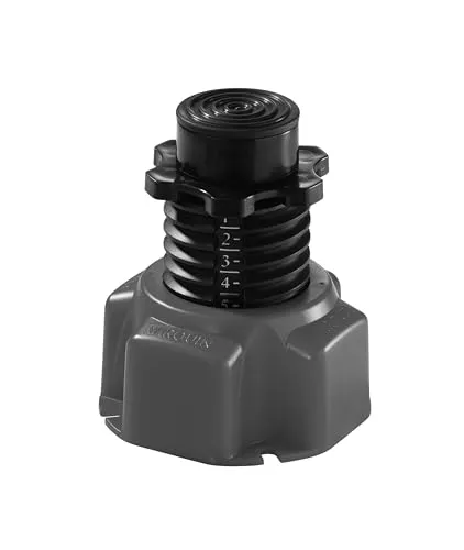 Wirquin 30719799 Set 4 Füße Duschtasse Schwarz