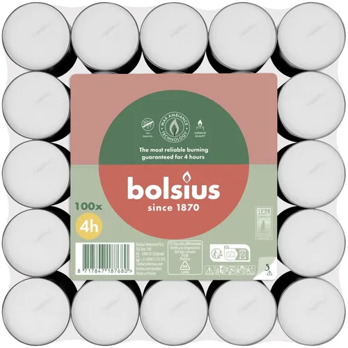 Bolsius Teelichte 100er Flatpack