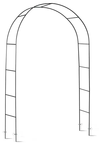 Bögen, Gitter, Laubengänge & Pergolen Schwarz von Plonos