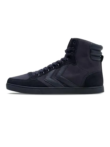 hummel Unisex Slimmer Stadil Tonal High Sneaker - Dress Blues 64 465 8628, 38 EU - Herren-Sneaker mit Gummi-Außensohle und echtem Wildleder für optimalen Komfort und Stil.