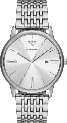 Emporio Armani Edelstahl Herren Analog Armbanduhr AR11599 - Armbanduhren für Herren mit elegantem Design, 50 m wasserdicht und hochwertigem Edelstahl-Armband für Langlebigkeit und Stil.