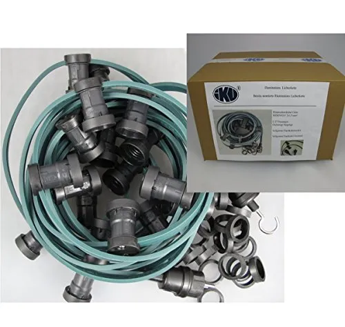 IKu ® GmbH Illu Lichterkette 20 M in grün von IKu
