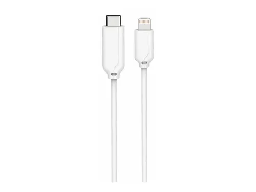 Lightning Kabel - Lightning (M) auf USB-C (M) - 1M - Weiß - USB-Kabel & Adapter, schnelles Laden und Datenübertragung für Apple-Geräte, vielseitig einsetzbar und langlebig.