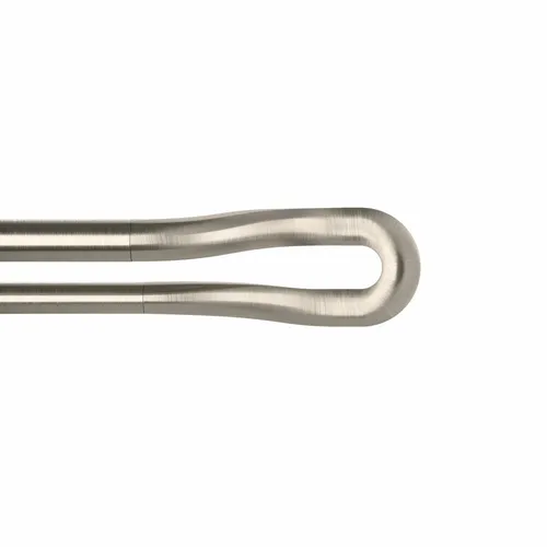 Umbra Gardinenstange Midnight Nickel, 107-305 cm - Elegante Gardinenstange aus Edelstahl und Aluminium, flexibel einstellbar für verschiedene Fenstergrößen, ideal für stilvolle Wohnräume.