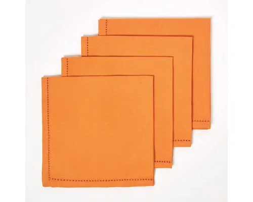 Stoffservietten Orange von Homescapes