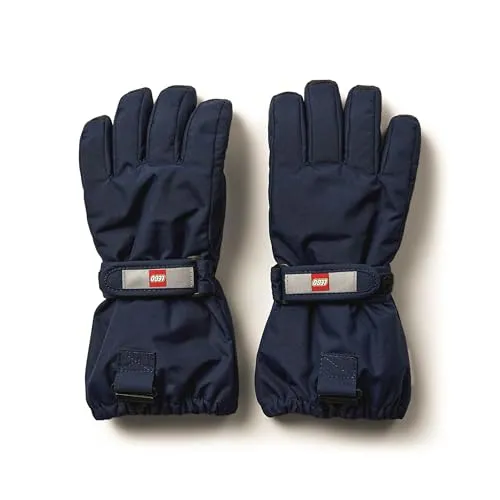 Kabooki LWATLIN 700 - GLOVES W/MEM - Handschuhe & Fäustlinge für Jungen, winddicht und wasserfest mit atmungsaktiver Fan-Tex-Membran für optimalen Grip und Sicherheit dank 3M Scotchlite Reflektoren.