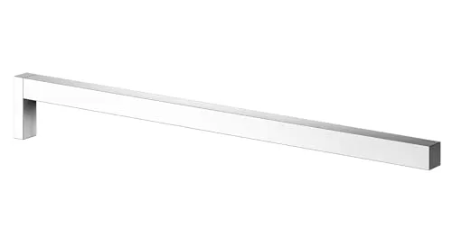 KEUCO Handtuchhalter Edition 90 Square, Hochglanz-verchromt, 45cm - Handtuchhalter & -stangen: Modernes Design mit feststehendem Arm, ideal für große Handtücher. Hochwertiges Metall mit brillanter Verchromung für langanhaltenden Korrosionsschutz.