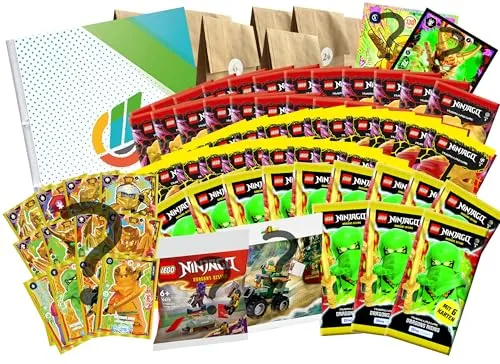 LEGO Ninjago Trading Cards Adventskalender – Bundle mit Serie 8, 8 NEXT LEVEL & 9! - Entdecken Sie den LEGO Ninjago Trading Cards Adventskalender mit über 24 Überraschungen! Ideal für Sammler und Fans, inklusive exklusiven Collect-it Hüllen zum Schutz Ihrer Karten.