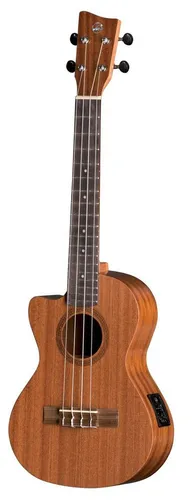Gewa Ukulele Lefthand mit UCT-2 Preamp - Ukulele mit Sapelli-Korpus, American Walnut Griffbrett und integriertem Stimmgerät. Perfekt für Linkshänder und ideal für Musikliebhaber.