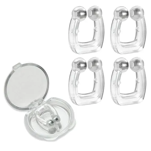 Schnarchstopper Magnetische Anti Schnarch Nasenklammern 4 PCs