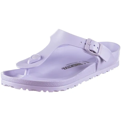 Birkenstock Gizeh EVA Beach Zehentrenner Damen in purple fog, Größe 37 FS 2021