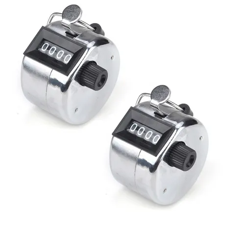 Handzähler mechanisch Schrittzähler Mengenzähler Personenzähler Stückzähler 2 x