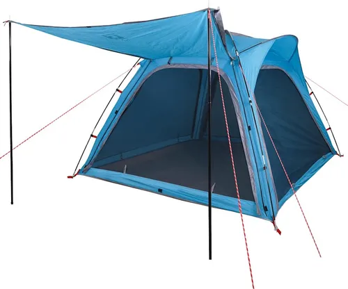 vidaXL Campingzelt 4 Personen Blau