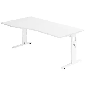 Hammerbacher-Schreibtisch C-Fuß 180x100/80cm von Hammerbacher