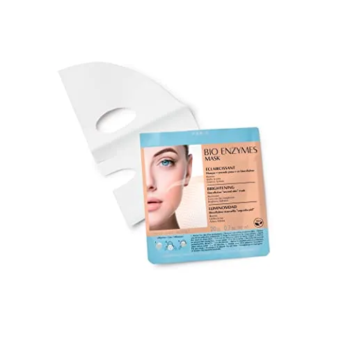 Talika Bio Enzymes Mask Brightening - Aufhellende Maske mit Biozellulose gegen Pigmentflecken - ‘Wie eine zweite Haut’ Beauty Maske