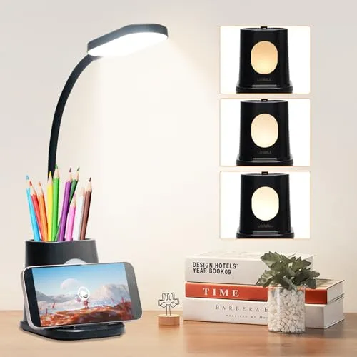 LQWELL LED Schreibtischlampe 4 in 1
