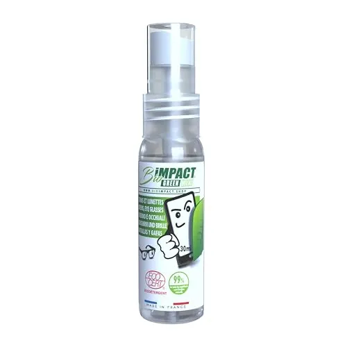 Handy reiniger und brillenreiniger - 30ml - natürliches Bildschirmreinigungsspray - Ecocert-zertifiziert biologisch