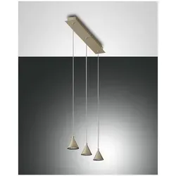 Fabas Luce Delta Pendelleuchte LED 3x8W von Fabas Luce