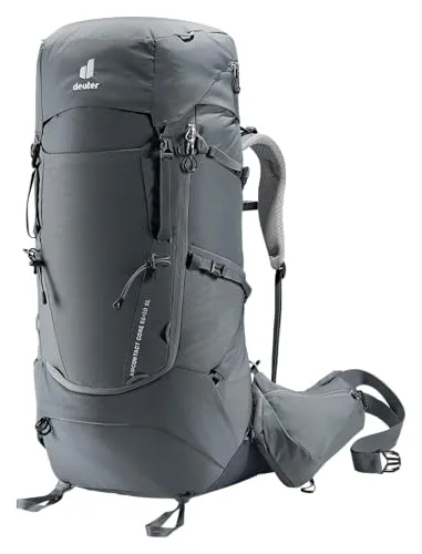 Deuter Aircontact Core 55+10 SL - Trekkingrucksack für höchsten Tragekomfort - Rucksäcke mit ergonomisch geformten Active Fit Schulterträgern und optimaler Lastverteilung für ein angenehmes Tragegefühl während deiner Abenteuer.