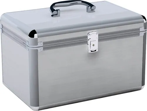 Produktbild Aluminium CD Koffer für 200 CDs