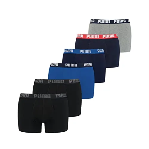 Basic Boxer 6er Pack blau, XL Herren in blau von PUMA