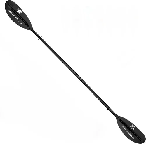 Brunelli Kayak Paddle Alu 4-teilig 220cm - Hochwertiges 4-teiliges Kajakpaddel aus Aluminium, ideal für Wassersport-Enthusiasten. Leicht und robust für eine optimale Handhabung auf dem Wasser.