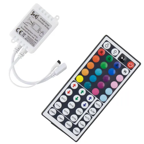 Tasten RGB Controller; Fernbedienung LED Streifen Band Stripe 12V 72W 44