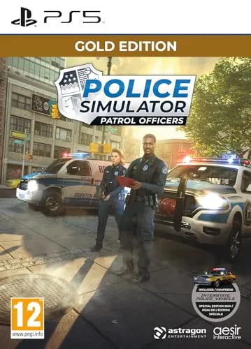 Police Simulator Patrol Officers - PS5 Gold Edition - Simulationsspiel für PS5, erlebe den Alltag eines Polizisten in der fiktiven Stadt Brighton mit dynamischem Verkehrssystem und abwechslungsreichen Missionen.