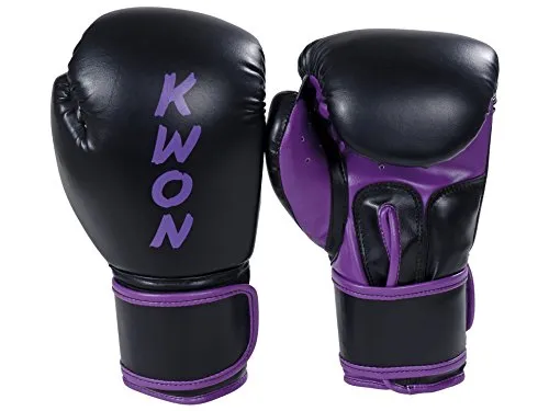 Kwon Boxhandschuhe Training 8 oz + 10 oz schwarz/violett von KWON