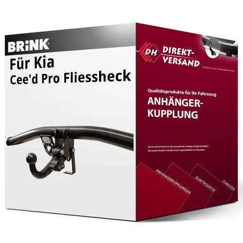 Brink Abnehmbare Anhängerkupplung für Kia Cee'd Sporty Wagon 07-12