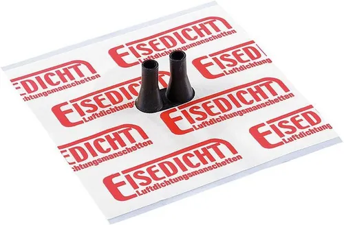 Luftdichtungsmanschette mit Tyvek Kleberand Doppelleitung 2x 4-8mm