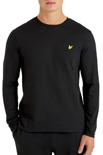 Lyle & Scott Langarmshirt Herren – 100% Baumwolle | Basic Design und Premium Qualität | XS-XXL