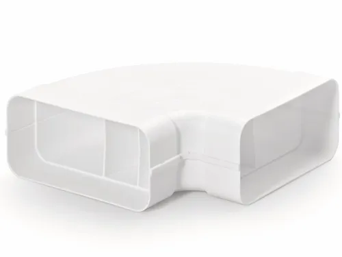 MF-RBH 125 Rohrbogen horizontal 90° - Verbindungselement in Weiß - Sonstige - Ideales Verbindungselement mit Luftleitkörpern und beidseitig angeformten Muffen für effiziente Luftführung.