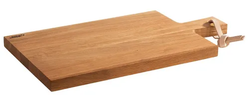 APS Servierbrett -SIMPLY WOOD- 28 x 20 cm - Servierplatte aus geöltem Eichenholz, ideal für rustikale Präsentationen von Speisen. Maße: 28 x 20 cm, perfekt für besondere Anlässe.