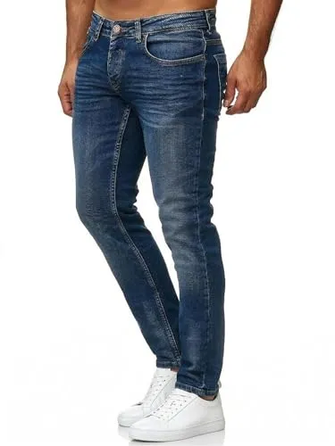Tazzio Herren Slim Fit Stretch Jeanshose 16533 (38/34, Blau-1) - Moderne Herren Jeans im Slim Fit mit Stretchanteil für optimalen Komfort. Ideal kombinierbar und zeitlos tragbar – deine neue Lieblingsjeans für jede Gelegenheit!