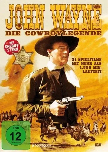 John Wayne - Die Cowboylegende (DVD) mit Sheriff Stern NEU & OVP