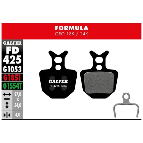 Standard Schwarze Mischscheiben Für Formula Oro FD425G1053 GALFER BIKE Bremsen
