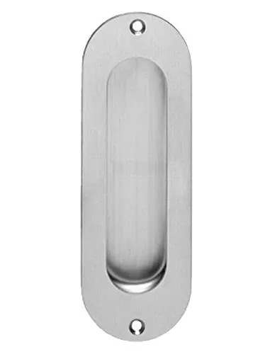 Edelstahl Schiebetürmuschel SM 35440 Oval Einlassmuschel Griffmuschel Türgriff