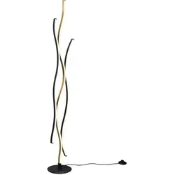 Trio LED Stehleuchte Blaze 1-flammig in gold von TRIO Leuchten