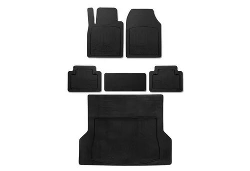 OMAC Auto-Fußmatten Set für Toyota RAV4 – Antirutsch Gummi (6 St) - Praktisches Set für Toyota RAV4: 6 rutschfeste und wasserdichte Fußmatten aus Gummi. Leicht zu reinigen und einfach zu installieren – ideal für den täglichen Einsatz im Auto.