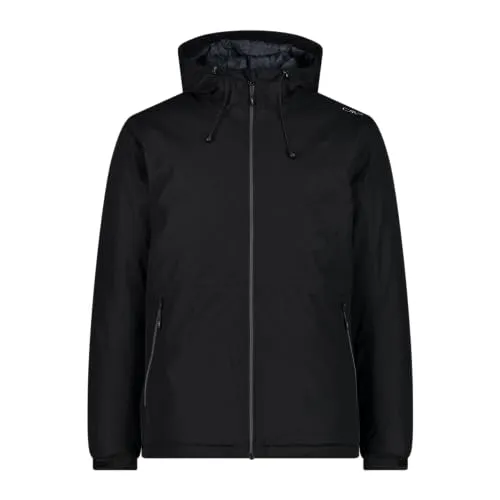 CMP Herren Jacke MAN JACKET FIX HOOD - Technische Wanderjacke aus Ripstop-Gewebe mit Feel Warm Flat-Polsterung, ideal für kalte und nasse Bedingungen. Wasserdicht (WP 10.000) und atmungsaktiv (MVP 4.000) für optimalen Komfort.