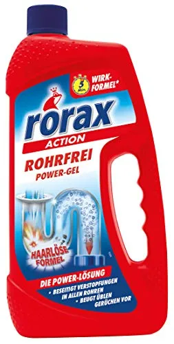 Rorax Rohrfrei Power-Gel 1l – Effektive Rohrreinigung