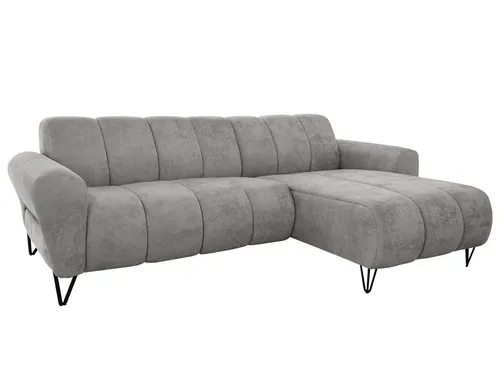 Produktbild Beautysofa VOLARE MINI Ecksofa mit schwarzen Metallbeinen