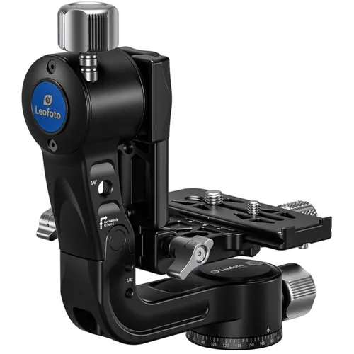 Leofoto PG-2S Gimbal Kamerastativ - Stativ für Fotografen, ideal für schwere Teleobjektive mit bis zu 15 kg Tragfähigkeit, faltbar und leicht für unterwegs, perfekt für Sport- und Tierfotografie.