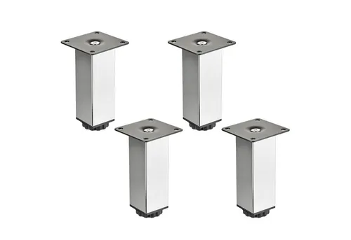 SO-TECH® Möbelfuß ZULU 38 x 38 mm 100 in silber von SO-TECH