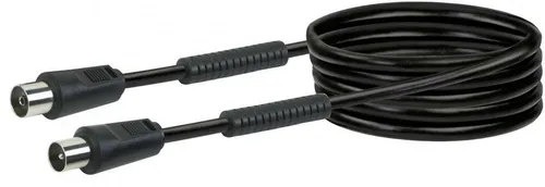 Antennen Anschlusskabel (90 dB) (5m) Schwarz KVKF 50 S Schwaiger Neu OVP