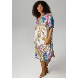 Aniston PLUS Blusenkleid mit Palmendruck von Aniston